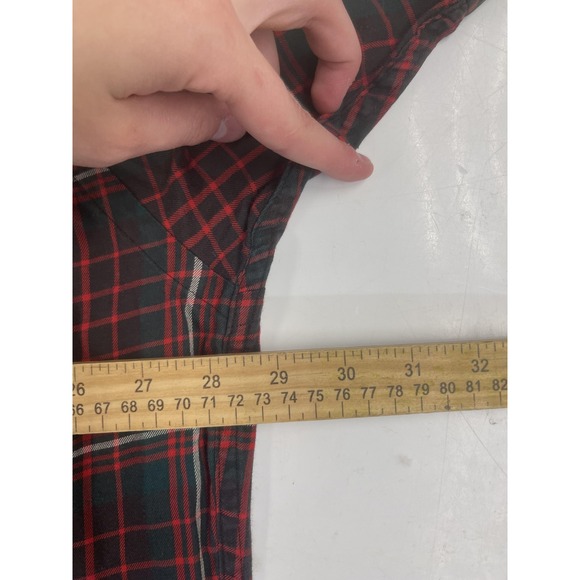 Ralph Lauren Shirt Mens 2XL Red‎ Green Plaid Blaire Short Sleeve 100% Cotton - Picture 5 of 6